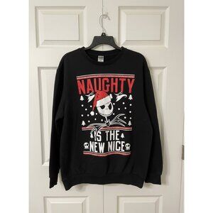 Disney Nightmare Before Christmas “Naughty Is the New Nice” Sweatshirt – XL